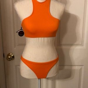 Hot Miami styles Tangerine LaceUp Back Bikini